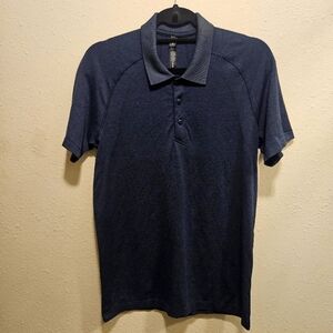 Lululemon Polo Activewear Shirt Mens Size Small Short Sleeve Live In Practice
